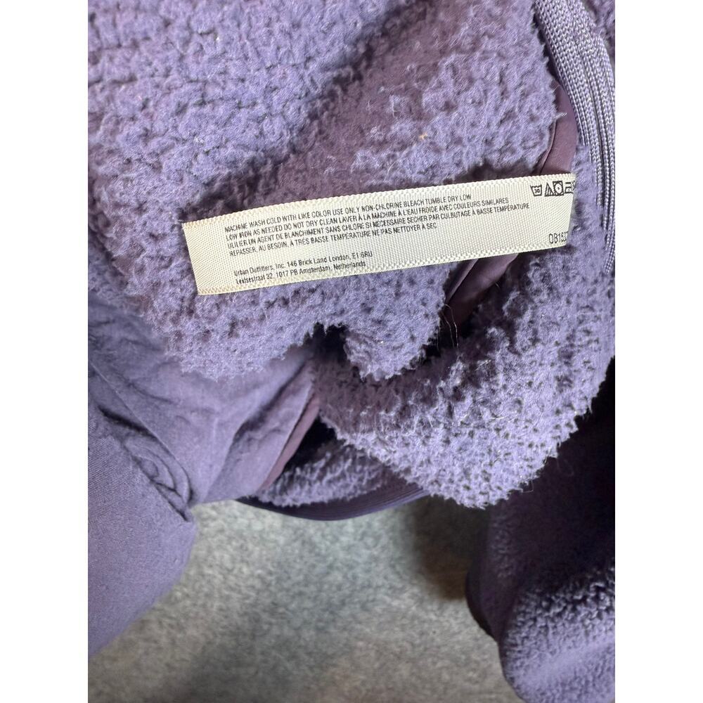 Free People Movement Lead The Pack Purple Large 1/2 Zip Pullover Fleece - Picture 7 of 9